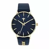 JOOP! Armbanduhr Damen Quarzuhr Analog, mit Leder Armband, Blau, 5 bar Wasserdicht, Kommt in Uhren Geschenk Box, 2035048