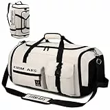 Suweir Sporttasche Herren Damen Reisetasche Groß 65L mit Schuhfach und Nass-Trockenfach Large Capacity Travel Bag Weekender Schwimmtasche Übernachtung Tasche für Sport, Fitness, Reisen - Gym Bag