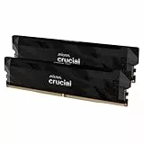 Crucial Pro DDR5 RAM 32GB Kit (2x16GB) 6400MHz CL32, Gaming PC Arbeitsspeicher, Intel XMP 3.0 / AMD Expo, Schwarz - CP2K16G64C32U5B