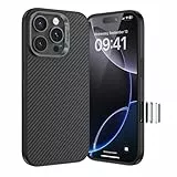 BENKS ArmorPro Schutzhülle für iPhone 16 Pro Max mit Kamera-Steuertaste, [kompatibel mit Magsafe] Schutzhülle in Militärqualität, hergestellt aus Dupont-Kevlar 600D Aramidfaser