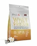 PhD Nutrition Molkenproteinpulver 1 kg Vanille – mit 25 g Informed Protein pro Portion, angereichert mit gut verträglichen Kulturen
