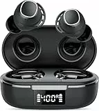 Bluetooth Kopfhörer,Kopfhörer Kabellos Bluetooth 5.3 mit Mikrofon,2025 Neue Kabellose Kopfhörer, Wasserdicht Ohrhörer,USB-C