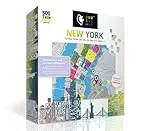 PuzzleMap New York (Manhattan) Puzzle Stadtplan | XXL 500 Teile | Mit Booklet & Faltkarte | 48x68cm Motivgröße | Reiseführer Geschenk Souvenir