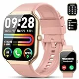 Smartwatch Herren Damen, 1,96' HD 2025 Fitnessuhr Smart Watch mit Telefonfunktion, 115+ Sportmodi Schrittzähler Armbanduhr, Herzfrequenz SpO2 Schlafmonitor, IP68 Wasserdicht Sportuhr für Android iOS
