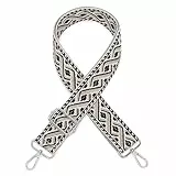 Miss Lulu Verstellbarer Schultergurt für Taschen Taschengurte zum Wechseln 3.8cm Breite Retro Schulterriemen mit Karabiner für Schultertaschen Handtaschen Crossbody Bag