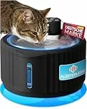 Miaura® Katzenbrunnen kabellos und super leise - Trinkbrunnen für Katze 2.8L Kapazität - Katzen Trinkbrunnen mit Bewegungsmelder - Katzentrinkbrunnen mit exzellenter Akkulaufzeit - Cat Fountain