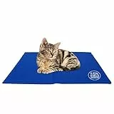 Bravpet Kühlmatte für Haustiere Haustier Selbstkühlendes Pad Matte Bettmatten Komfort für Katzen und Hunde (M)