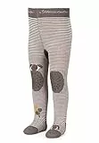 Sterntaler Unisex Baby krybestrømpebukser elefant Eddy Krabbelstrumpfhose, Grau, 74 EU