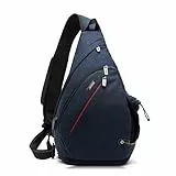 TUDEQU Sling Bag Herren Groß,8 Pockets Schulterrucksack,19L Sling Rucksack,Umhängetasche,Schultertasche,umhängerucksack