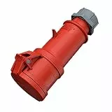 Mennekes Pro Top Steckdose Kupplung 240/415V 50 – 60 Hz 32A 5-Polig IP44 Schutzgrad Rot