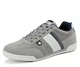 ARRIGO BELLO Sneaker Herren Schuhe Business Freizeitschuhe Leichte Trainers für Walking, Laufen, Sport Größe 41-46 (Hellgrau，44)