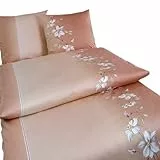 Estella Mako-Interlock-Jersey Bettwäsche Elodie, Größe:155x200 + 80x80 cm;Farbe:390- lachs
