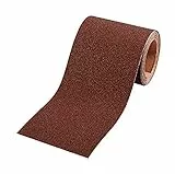 kwb Schleifrolle 5 m x 93 mm aus Korund mit Körnung 40, hochwertiger Kunstharz-Verleimung und verstärktem Papierträger für den groben Schliff von Holz und Metall