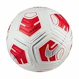 Nike, Strike Team 290G, Fußball, Weiß/Hell Purpurrot/Silber, 5, Unisex Adult.