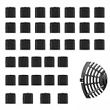 UILYNIU 35 Stück Luft Fritteuse Gummi Puffer Wiederverwendbare Luft Friteuse Zubehör, Air Fryer Rubber Bumpers, Luftfritteuse Gummipuffer, Universal Silikon SchutzhüLle
