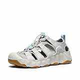 KEEN Damen Hyperport H2 Atmungsaktive Easy On Bequeme Wander- und Wassersandalen, Legierung/Skyway, 40 EU