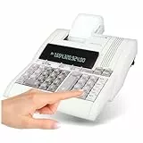 OLYMPIA CPD 3212 S Tischrechner mit Druckwerk | Taschenrechner groß12-stellig | Calculator Papierrolle 3 Zeilen/Sek. | Rechenmaschine mit Papierrolle | Taschenrechner klein | Rechner
