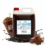ICE Bär Slush Sirup Cola Geschmack 5L Konzentrat Glycerinfrei | Ergibt ca. 30L Slush Ice | Mischverhältnis 1:5 | Ohne Azo-Farbstoffe | Hopser Funfood