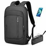 HEROIC KNIGHT Business Rucksack Herren 15,6 Zoll, Laptop Rucksack mit USB Ladeanschluss & Laptopfach, Wasserdicht, Diebstahlsicher Arbeitsrucksack für Büro, Pendeln und Geschäftsreise