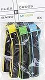 Feldherr Flex Cross Band Set (3er-Pack) - Elastische Gummibänder für Brettspielboxen in Größe M, L und XL - Sichere Aufbewahrung und Transport von Spielen