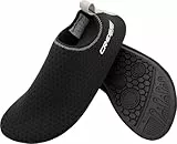Cressi seit 1946 - Tropea Aqua Shoes - Neue Herrensocken für Schutz, Bewegungsfreiheit und Absolute Vielseitigkeit im Wasser, Entwickelt für Pool, Aber auch Perfekt für den Meer - Schwarz - 42/43