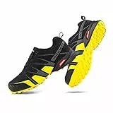 Hitmars Trailrunning Schuhe Männer Herren Trail Running Traillaufschuhe Damen Wanderschuhe Trekkingschuhe Unisex Laufschuhe Gelb EU 39