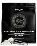 SUNDAY NATURAL® Creatin Monohydrat Pulver – 850g (250 Portionen) Ultrapure Kreatin Monohydrat - Mikrofeines Creatine Monohydrate für optimale Aufnahme – nur Kreatin Pulver, ohne unnötige Zusätze,vegan