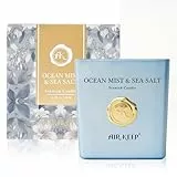 Airkeep Duftkerze Ocean Mist & Sea Salt, 460g Kerze mit langer Brenndauer bis zu 94 Stunden, Geschenke Kerze für Frauen Männer