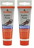 NIGRIN Kupfer-Paste, ideal zur Vorbehandlung, hochdruckstabiles Trennmittel, 50 g (Packung mit 2)