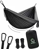 Hängematte Camping - Ultraleichte Outdoor Hängematte, Perfektes Camping Geschenke, Camping Hängematte Outdoor, Hängematte 1 Person mit Baumgurten + Karabiner