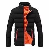 Generisch Winterjacke Herren, Steppjacke Herren Winter Warme Daunenjacke Winterjacke Winddichte Puffer Jacke Leicht Outdoor Herrenjacke Übergangsjacke
