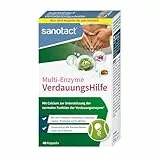 sanotact VerdauungsHilfe Kapseln • Bei Blähbauch, Blähungen, Völlegefühl Verdauungstabletten für unterwegs • Unterstützung der Verdauung.
