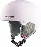 ALPINA ZUPO - sicherer, stoßabsorbierender, belüfteter & schlagfester Skihelm für Kinder - Light-Rose matt - M (51-55 cm)