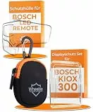 3er Set Transparente Schutzhüllen für Bosch LED Remote & Kiox 300 + Neoprentasche I Ebike Display Schutzhülle I E Bike Displayschutz Abdeckung I E-Bike Zubehör Regenschutz Hülle I WHEELOO