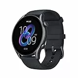 Amazfit GTR 3 Pro 46mm Smartwatch Pro Fitness Watch mit GPS, Überwachung von Herzfrequenz, SpO2, über 150 Sportmodi, Bluetooth-Anrufen, Musiksteuerung, Alexa (Black), One Size