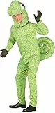 FIESTAS GUIRCA Chamäleon Jumpsuit für Erwachsene - Gr M48 – 50 - Grüner Leguan Kuschelanzug - Eidechse Pyjama Erwachsene Onesie Damen u. Herren - Tier Overall Kostüm für Karneval, Fasching, Fastnacht