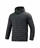 JAKO Herren Steppjacke, Schwarz, L