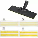 AVAENZO 5 Stück Bodendüsenset Zubehör für Kärcher Dampfreiniger Easyfix SC2 SC3 SC4 SC5, 1 Bodendüse 4 Mikrofaser Bodentücher Ersatzteile