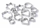 Zenker 12er Ausstecher-Set, Ausstechformen für Plätzchen, Kekse und Fondant, unterschiedliche Größen und vielfältige Motive, Menge: 1 x 12er Set