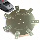 Messerscheibe Mova 600 1000 Edelstahl/Aluminium - 7 feststehende Ceranfeldschaber Klingen - Mähroboter - 200mm Schnittbreite - Heavy Duty! Mähroboter Tuning Messerteller Ersatzteil