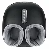 Medcursor Fußmassagegerät mit Wärmefunktion, tiefem Knetmassager, mehreren Einstellungen und einstellbarer Intensität für den Heim- oder Bürogebrauch (Schwarz)