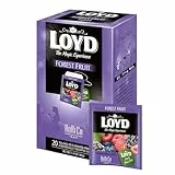 LOYD - HORECA Waldfrüchte Tee - 20 Einzelverpackte Teebeutel, Aromatischer Früchtetee mit Waldbeeren - Perfekt für Gastronomie, Hotel & Restaurant, Erfrischend & Fruchtig - 40g