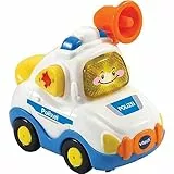 Vtech TUT TUT Baby Flitzer - Polizei – Spielzeugauto mit Musik, aufleuchtender Taste, spannenden Sätzen und Geräuschen – Für Kinder von 1-5 Jahren