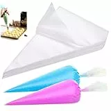 Spritzbeutel Einweg, 100 Stück Einweg Spritzbeutel 31×21cm groß Piping Bag, Einwegspritzbeutel zum Dekorieren von Gebäck, Torten und Keksen, Ideal für Hausbacken