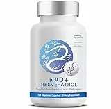 Nad Kapseln Hochdosiert NAD+ Booster 1000mg mit Resveratrol & Riboside –NMNH Für Zellreparatur, Energiestoffwechsel & Jugendlichkeit, 120 Softgel-Kapseln