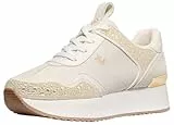 Michael Kors Damen Raina Sneaker, Cream, 38 EU