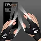 ThxToms Geschenke für Männer,LED Handschuhe mit Licht,Geschenke für Männer Weihnachten,Angelzubehör,Geschenk für Angler,Geburtstagsgeschenk für männer,Gadgets für männer