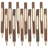 Capaneus 12 Stück Zweig Holzbleistifte, Holzfällerlook, Baum Bleistift, Kinder Mitgebsel, für Partygeschenk, Kindergeburtstagsgeschenk