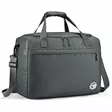 YOODI 40x30x20 Wizz Air Vueling Faltbare Reisetasche Handgepäck Flugzeug Wasserdicht Leicht 25L Handgepäck Koffer Tasche Für Flugzeug Grau Carry on Luggage mit Schultergurt für Damen, Herren