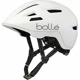 Bollé - Stance, White Matte, No Lens Reference, Medium, Bike Helmets, Unisex, Adult
